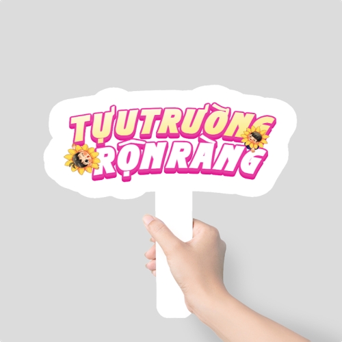 Mẫu Hashtag cầm tay Hashtag cầm tay — LayerPic