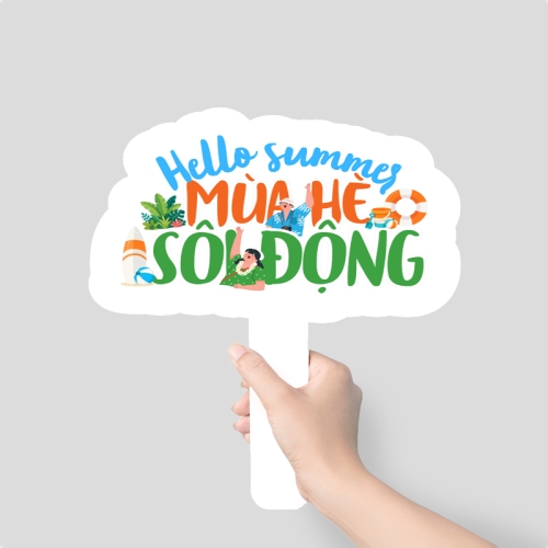 Mẫu Hashtag cầm tay Hashtag cầm tay — LayerPic