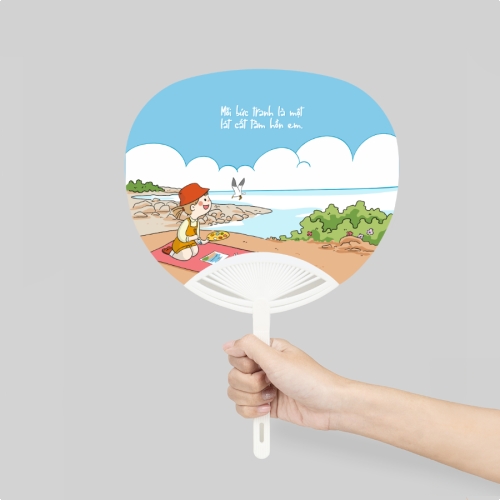 Mẫu Quạt cầm tay Quạt cầm tay — LayerPic