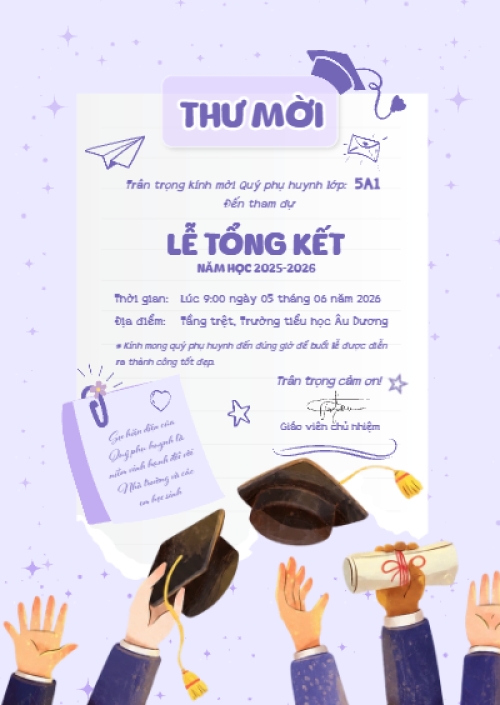 Mẫu Thư mời Thư mời — LayerPic