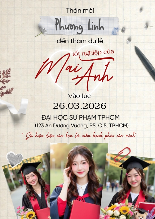 Mẫu Thư mời Thư mời — LayerPic