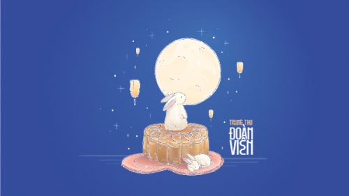 Trung thu, Tết Đoàn Viên, mid-autumn festival, sự kiện, event, dễ thương, cute, chibi, hoạt hình, cartoon