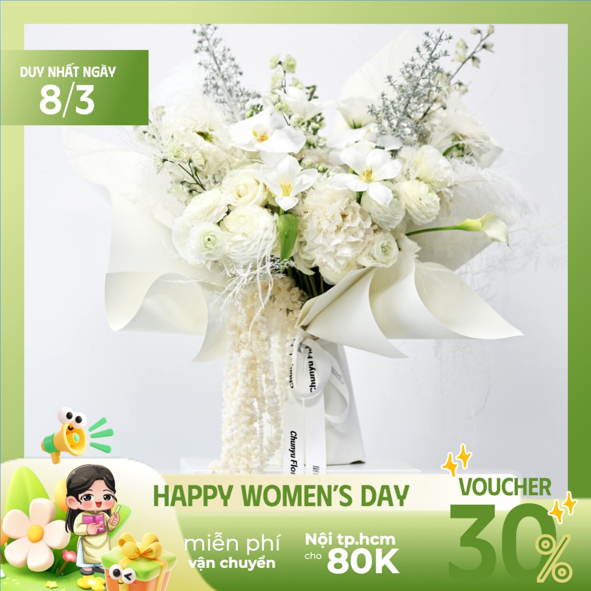 Happy Women's Day 8/3