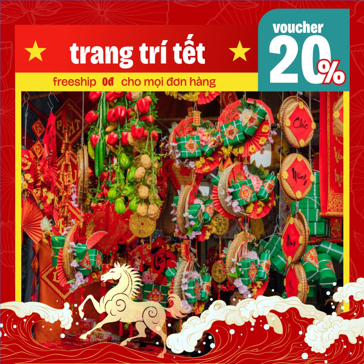 Trang trí tết 2026