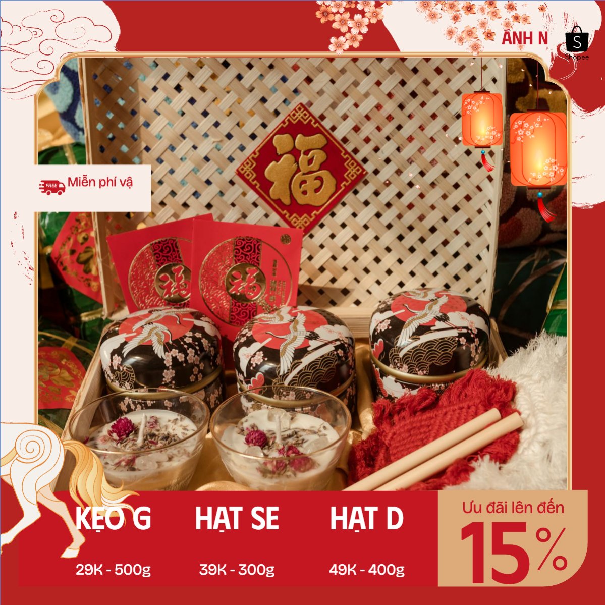 Ưu đãi lến đến 15%