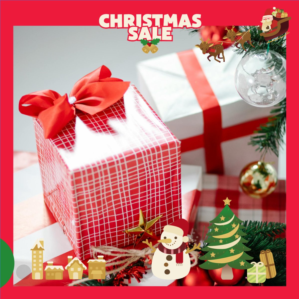 Mẫu Khung San Pham Christmas sale — LayerPic