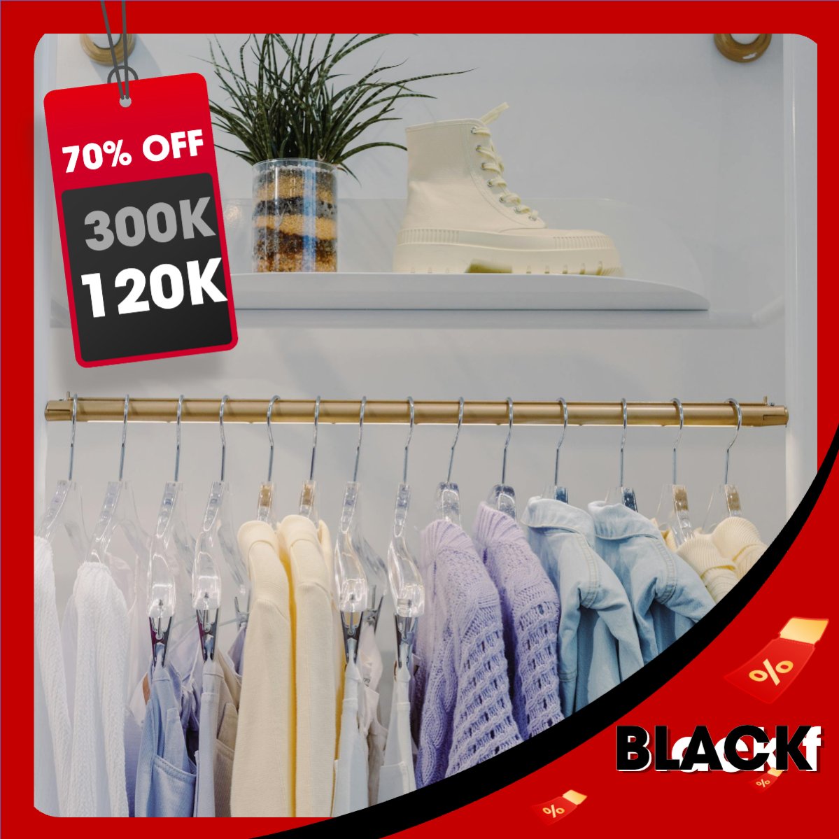 Mẫu Khung San Pham Black Friday — LayerPic