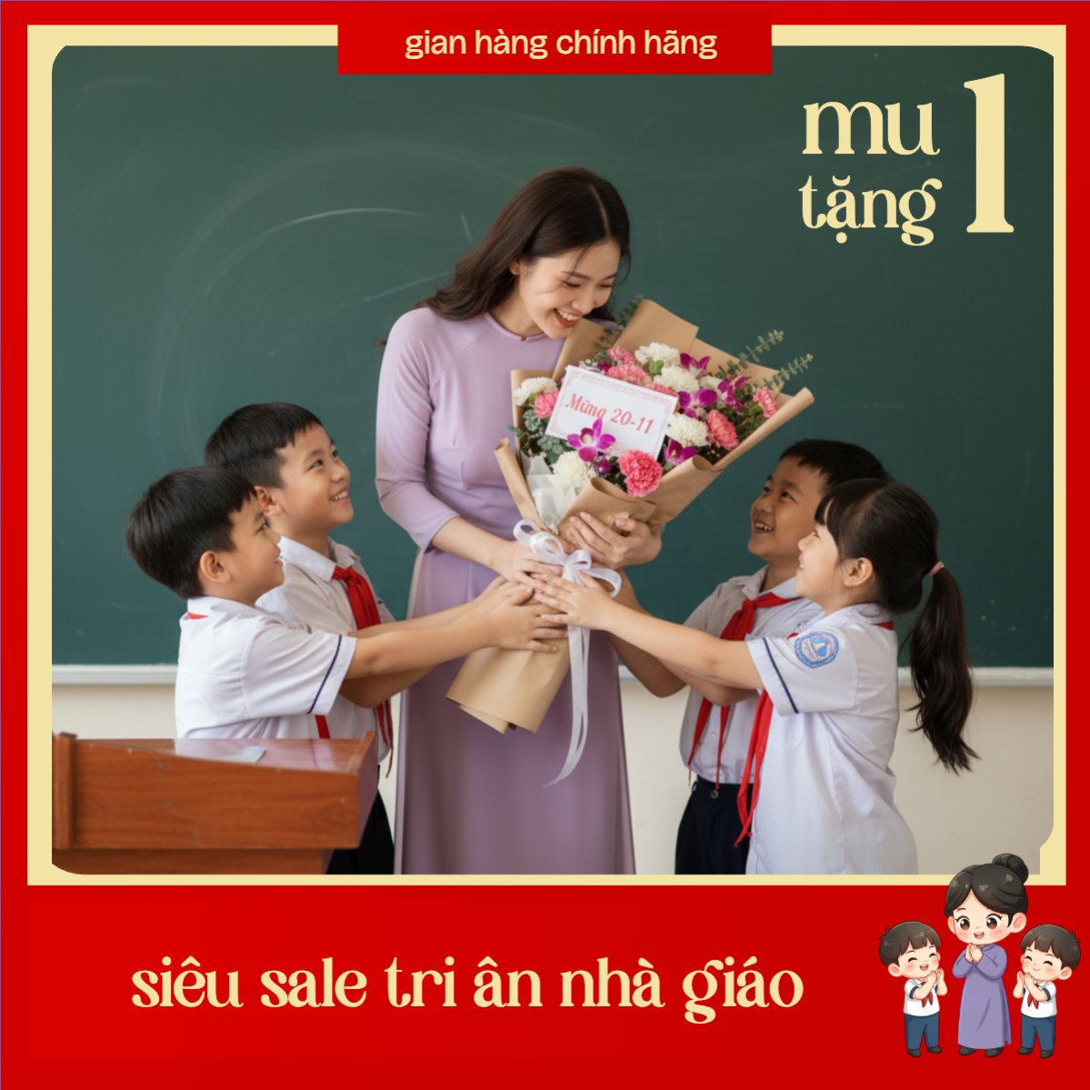 Siêu sale tri ân nhà giáo Việt Nam