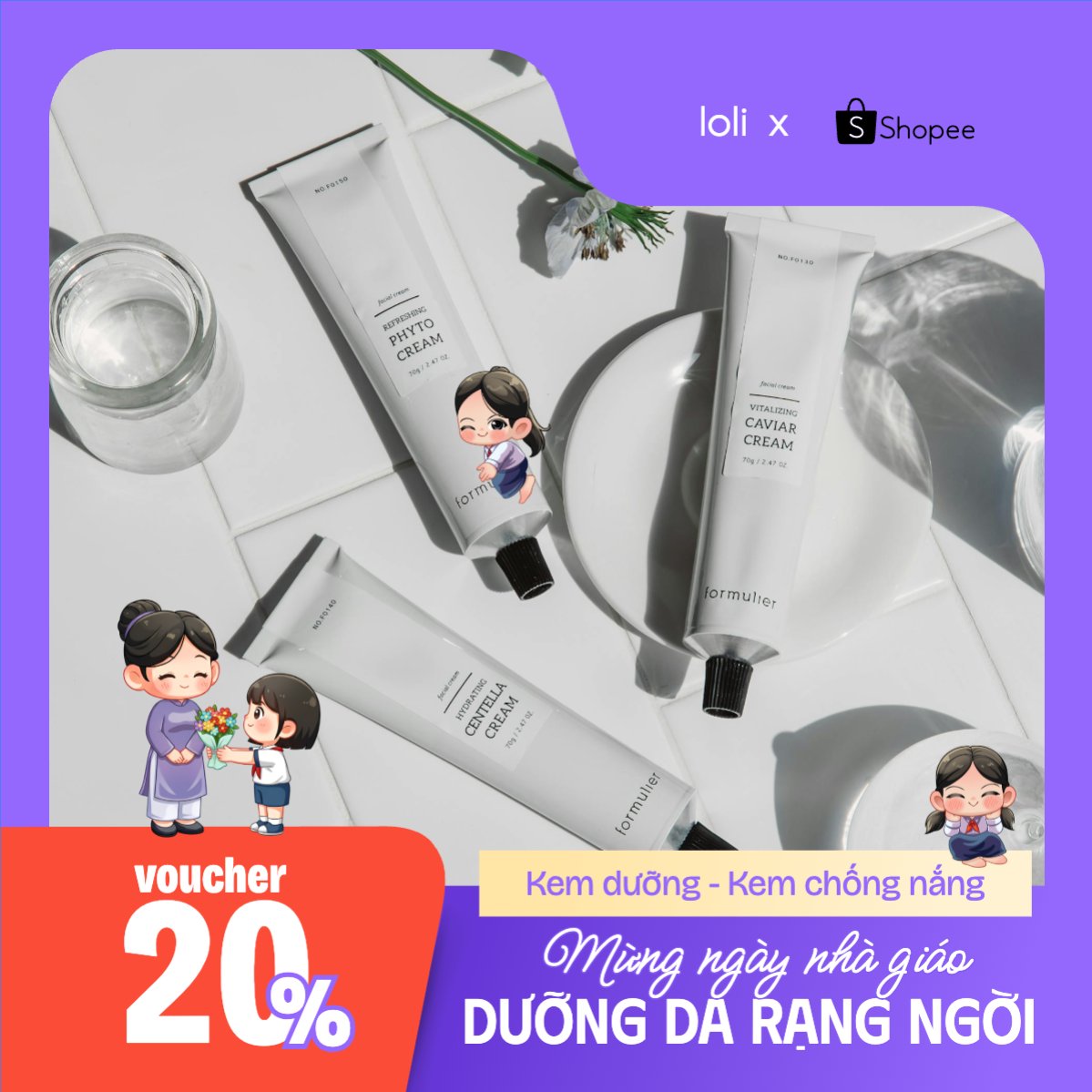Mỹ phẩm giảm giá 20/11