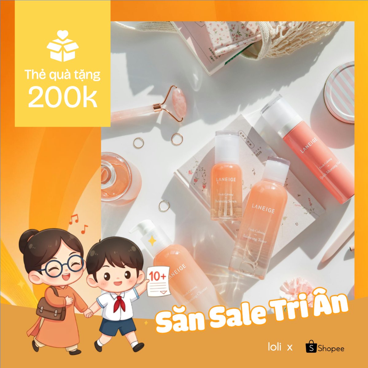 Săn sale tri ân, mỹ phẩm giảm giá
