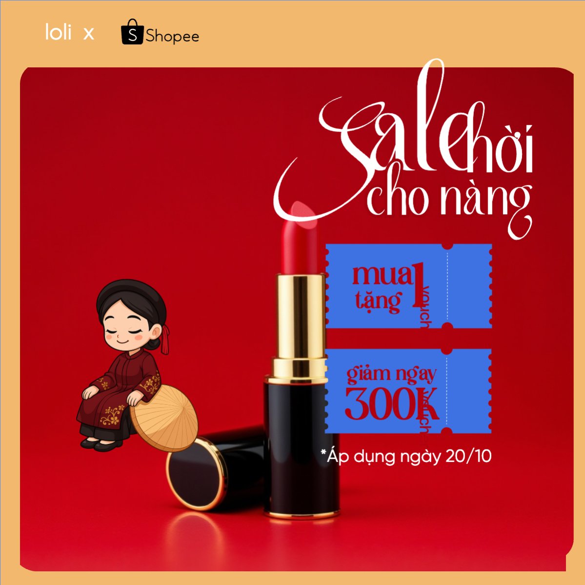 20/10, Ngày phụ nữ Việt Nam, Vietnamese Women's Day, phụ nữ, sự kiện, event, mỹ phẩm, làm đẹp, beauty, hiện đại, modern