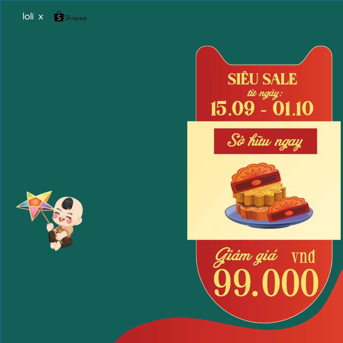 Trung thu, Tết Đoàn Viên, mid-autumn festival, sự kiện, event, mỹ phẩm, beauty, làm đẹp, chibi, cute, dễ thương