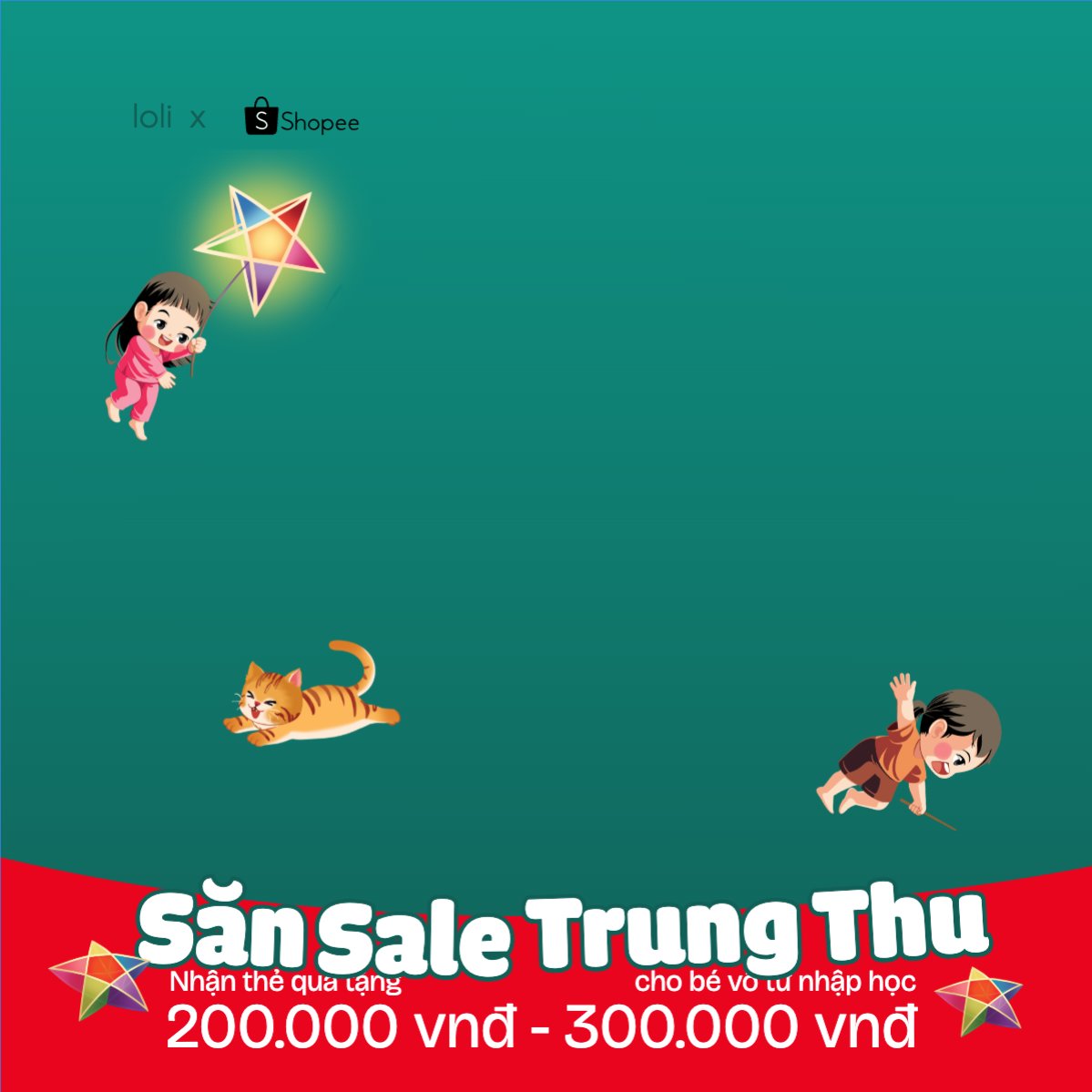 Mẫu Khung San Pham Trung thu, Tết Đoàn Viên, mid-autumn festival, sự kiện, event, giáo dục, education, văn phòng phẩm, cute, dễ thương, chibi, hoạt hình — LayerPic