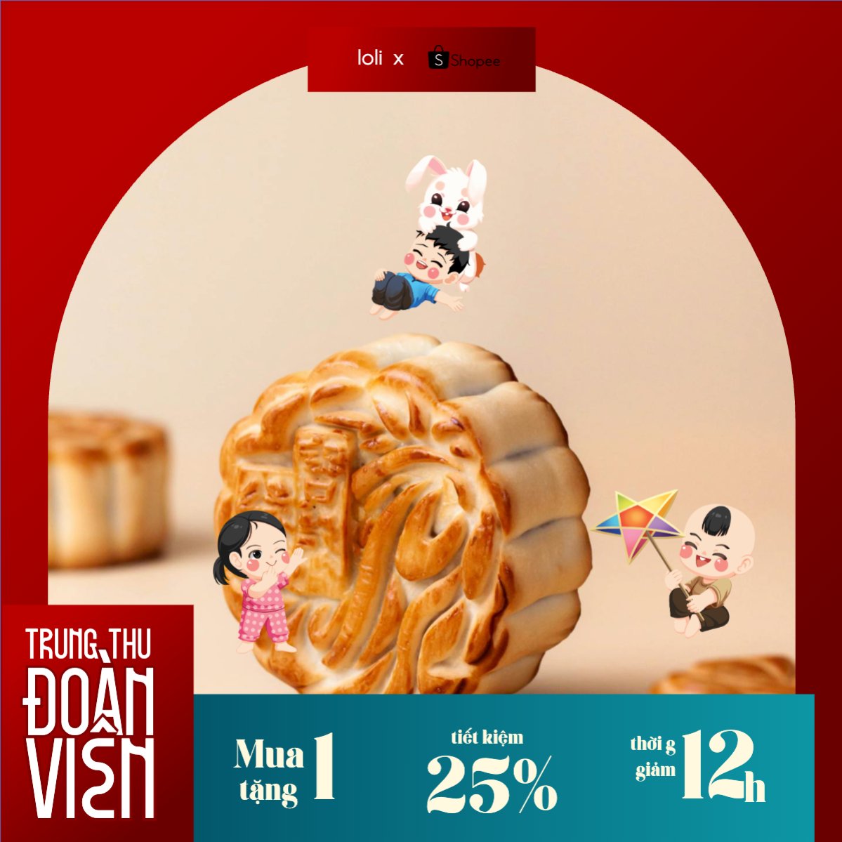Trung thu, Tết Đoàn Viên, mid-autumn festival, sự kiện, ẩm thực, food, event, cute, dễ thương, chibi, hoạt hình