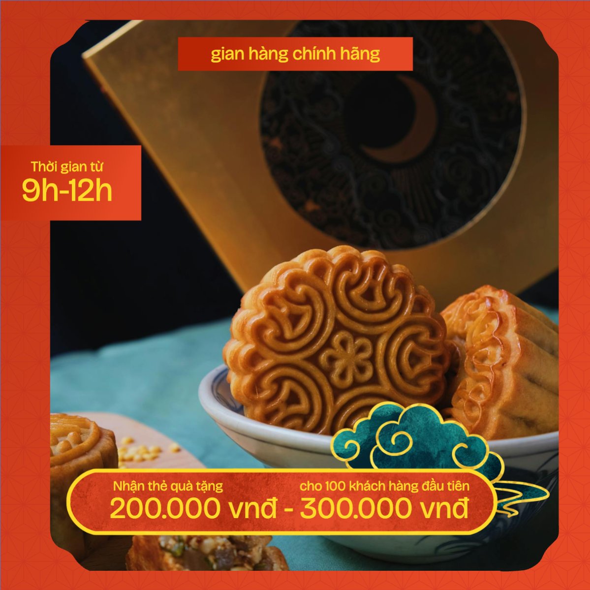 Mẫu Khung San Pham Trung thu, Tết Đoàn Viên, mid-autumn festival, sự kiện, ẩm thực, food, event, hiện đại, modern, đơn giản — LayerPic