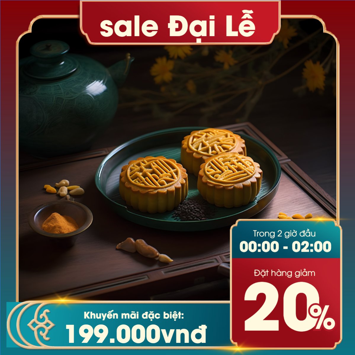 Mẫu Khung San Pham Trung thu, Tết Đoàn Viên, mid-autumn festival, sự kiện, event, đồ ăn, food, thực phẩm, ẩm thực, món ăn, F&B, thức ăn, hiện đại, modern, đơn giản — LayerPic