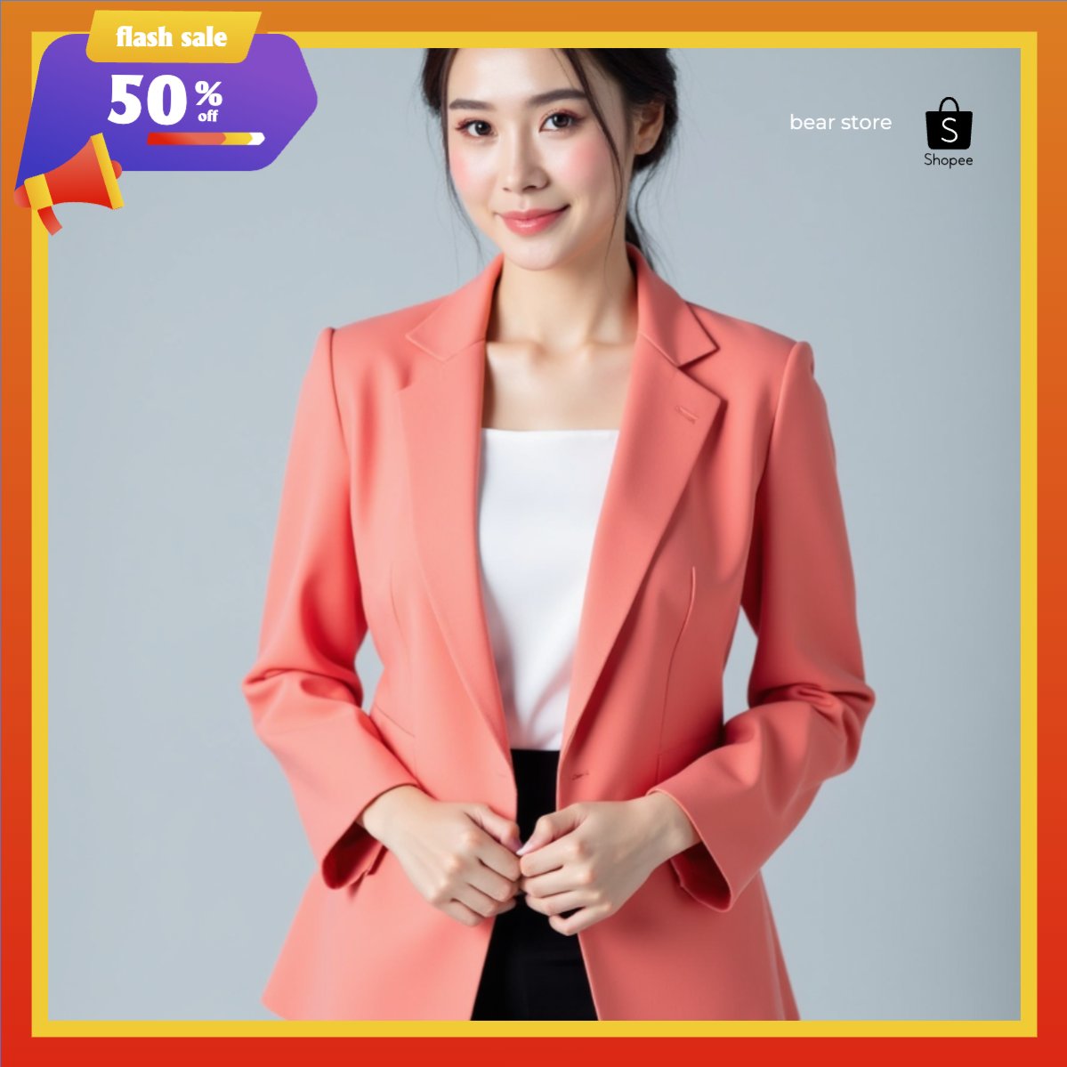 Mẫu Khung San Pham Giảm giá, sale, fashion, thời trang, quần áo, trang phục, clothes, outfit — LayerPic