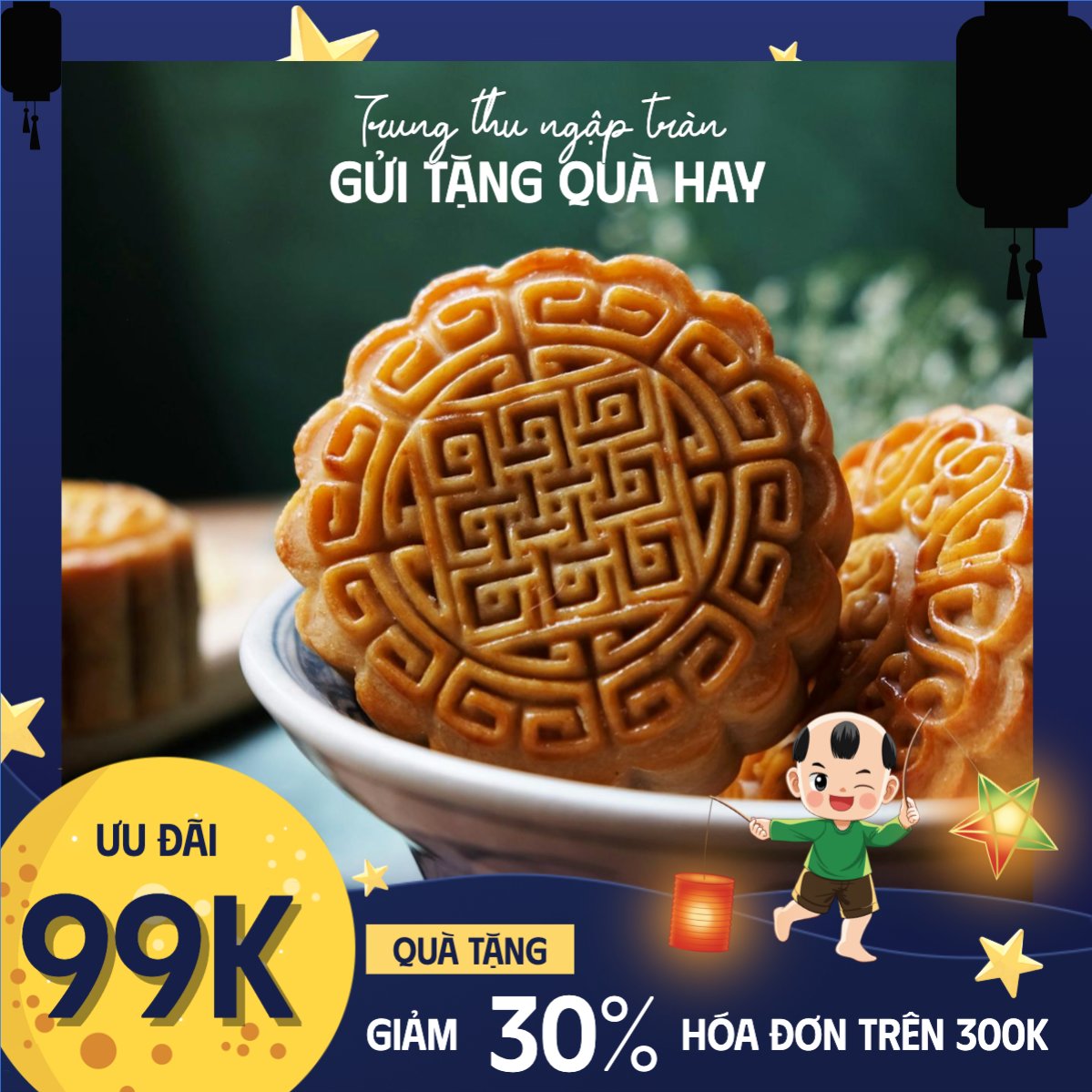 Trung thu, Tết Đoàn Viên, mid-autumn festival, sự kiện, ẩm thực, food, event, cute, dễ thương, chibi, hoạt hình