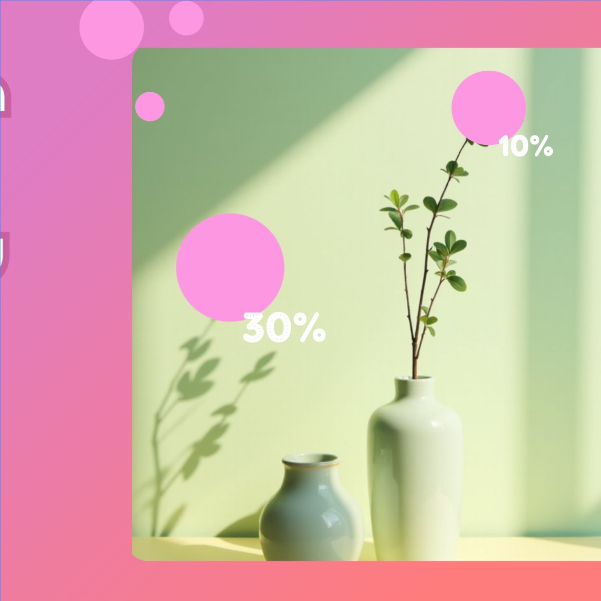 Giảm giá, sale, frame, bình hoa, nông sản, flower, vật dụng, gia dụng