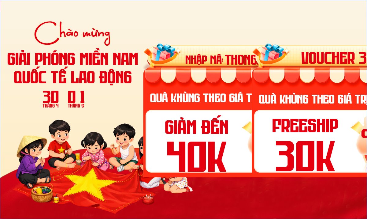 Chào mừng ngày Giải phóng miền Nam và Quốc tế lao động
