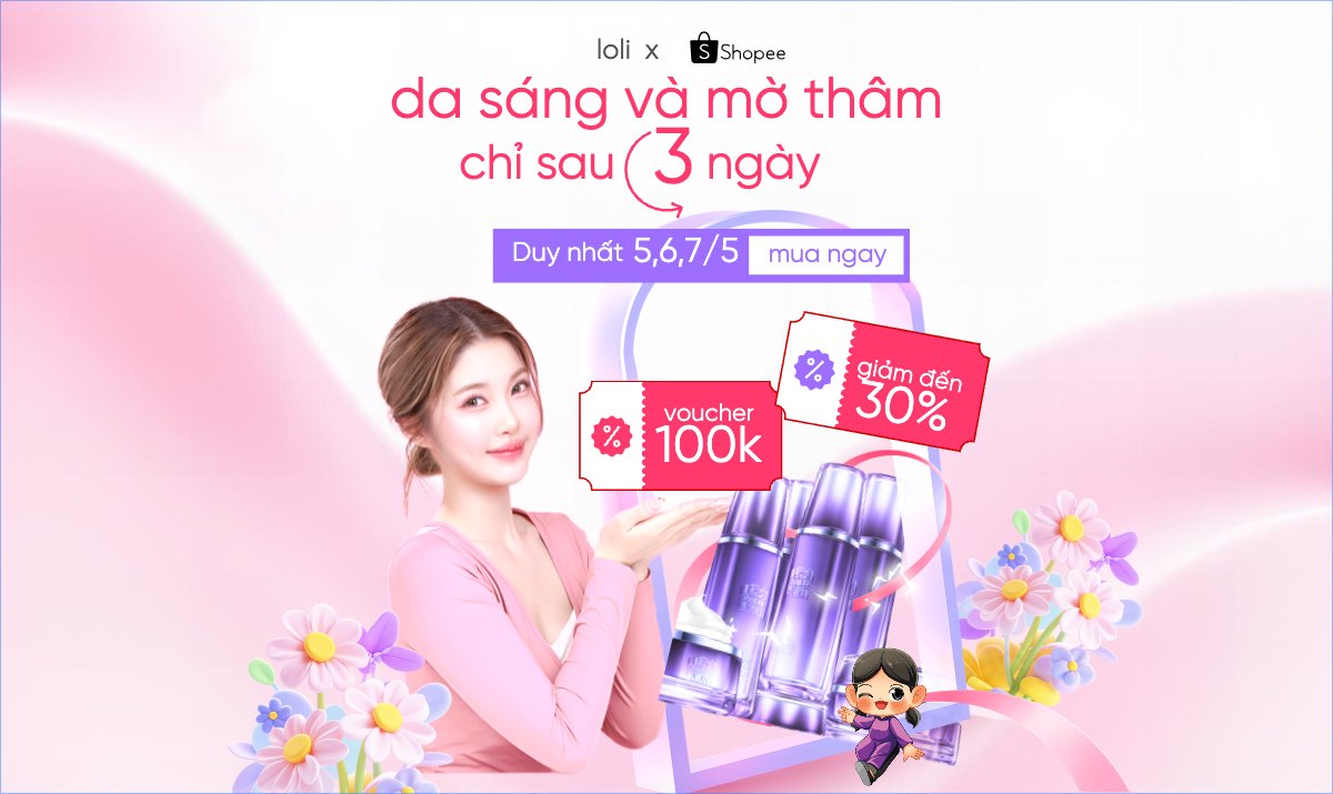 Mẫu Banner Ngang Da sáng và mờ thâm sau 3 ngày — LayerPic