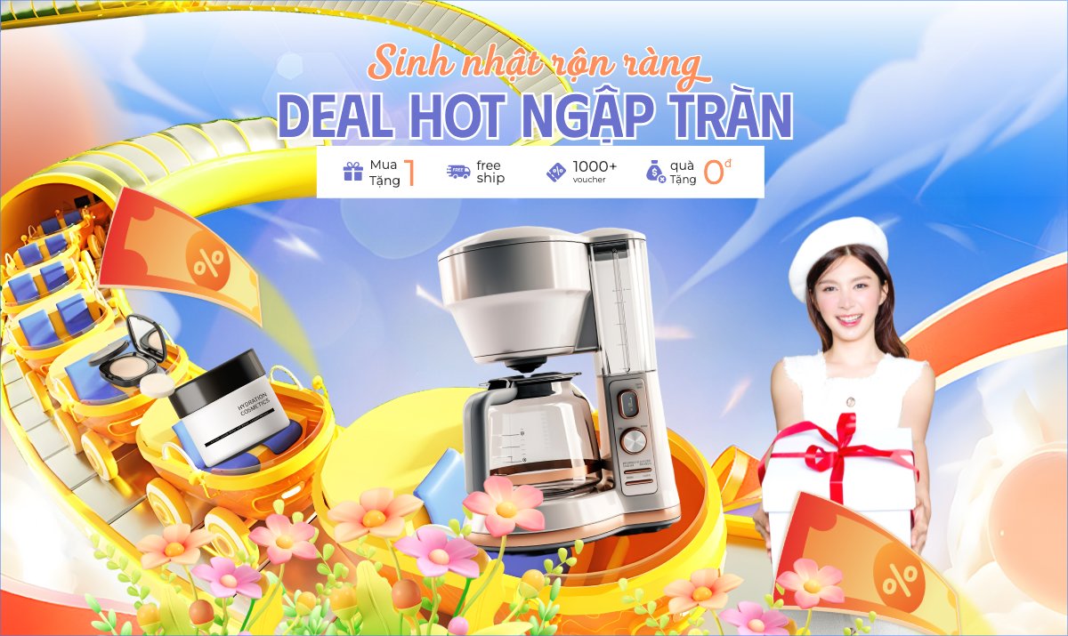Sinh nhật rộn ràng deal hot ngập tràn