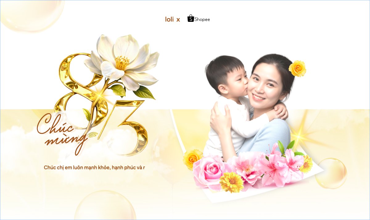 Chúc mừng ngày Quốc tế phụ nữ 8/3