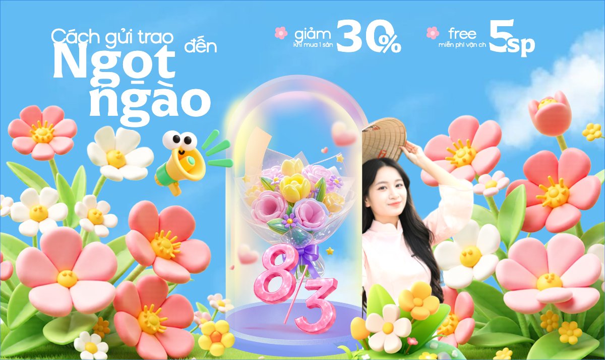 Cách gửi trao ngọt ngào đến phái đẹp