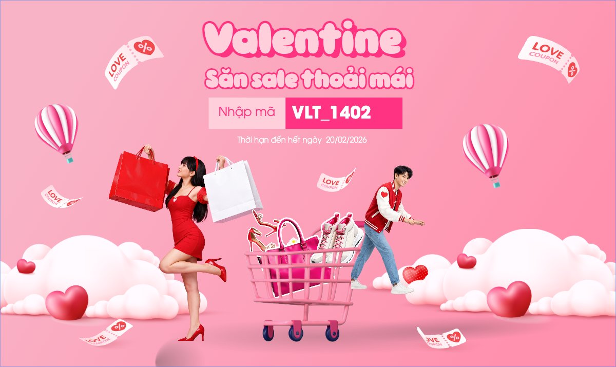 Valentine săn sale thoải mái