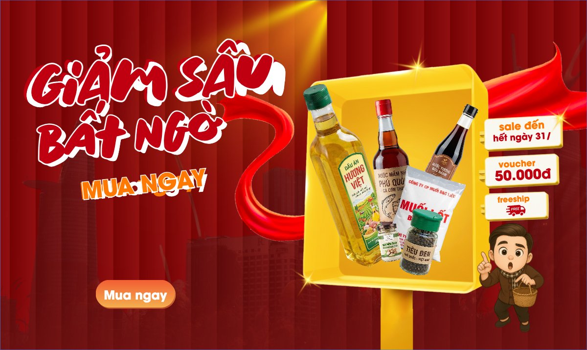 Mẫu Banner Ngang Giảm sâu bất ngờ mua ngay đừng chờ — LayerPic