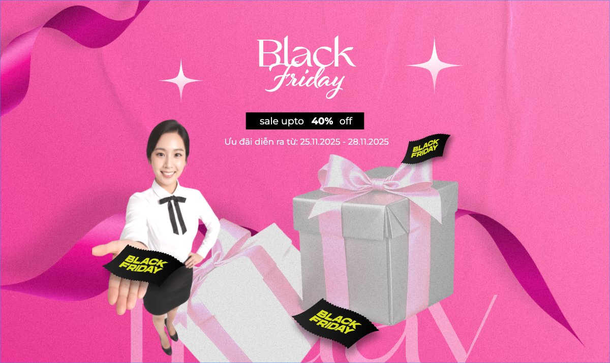 Mẫu Banner Ngang Black friday giảm giá — LayerPic