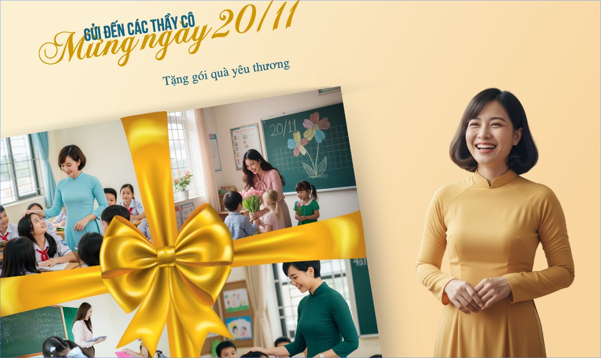 Mẫu Banner Ngang Mừng ngày nhà giáo Việt Nam 20/11 — LayerPic