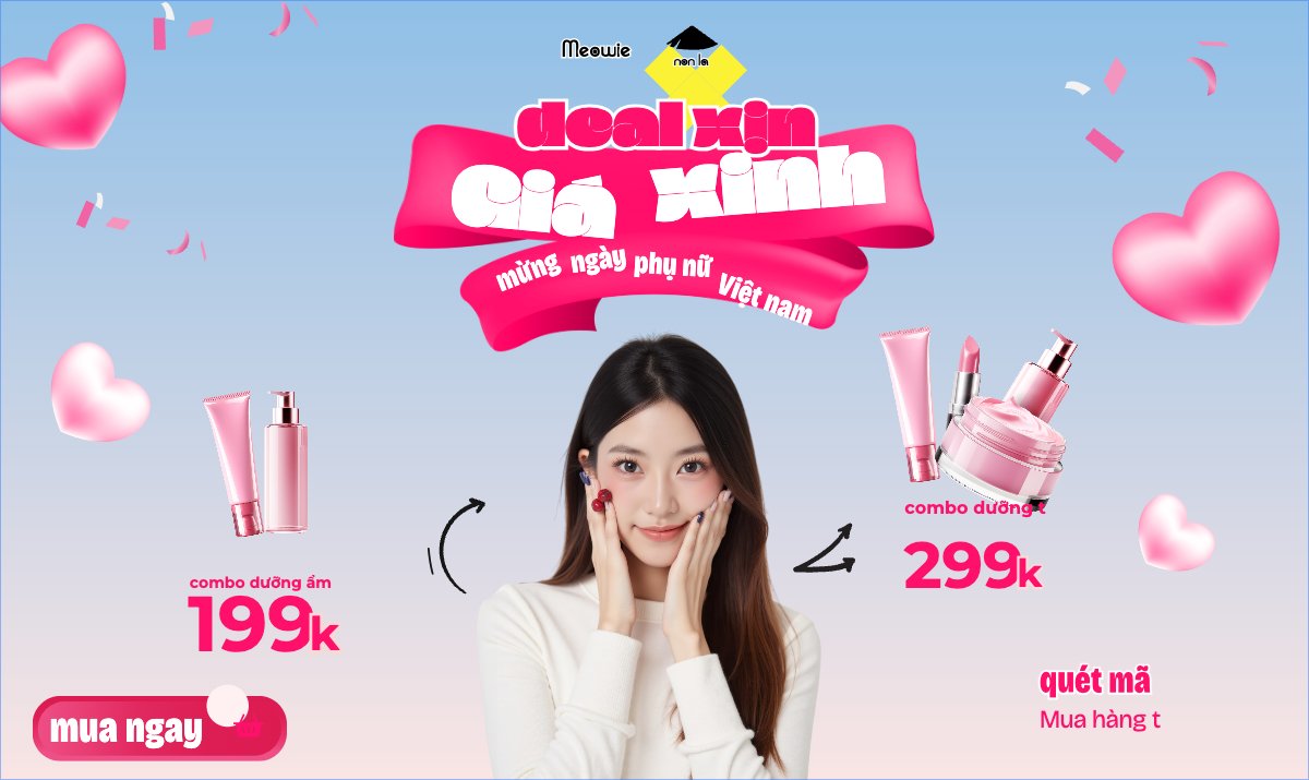 20/10, Ngày phụ nữ Việt Nam, Vietnamese Women's Day, phụ nữ, sự kiện, event, mỹ phẩm, làm đẹp, beauty, hiện đại, modern