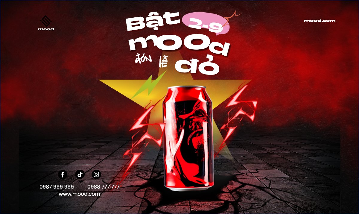 Mẫu Banner Ngang 2/9, Quốc Khánh, lễ hội, Việt Nam, nước uống, juice, giải khát, F&B, drink, hiện đại, modern — LayerPic