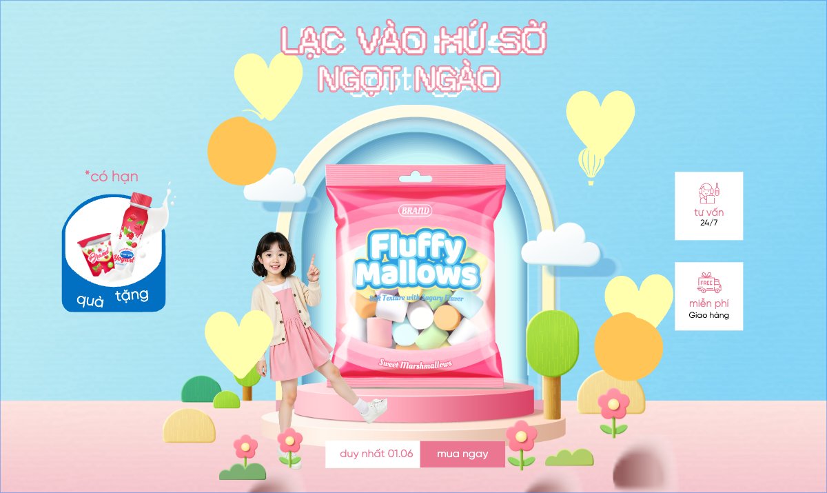 Quốc tế thiếu nhi, 1/6, trẻ em, quảng cáo, giảm giá, ưu đãi, sale, ẩm thực, kẹo, candy