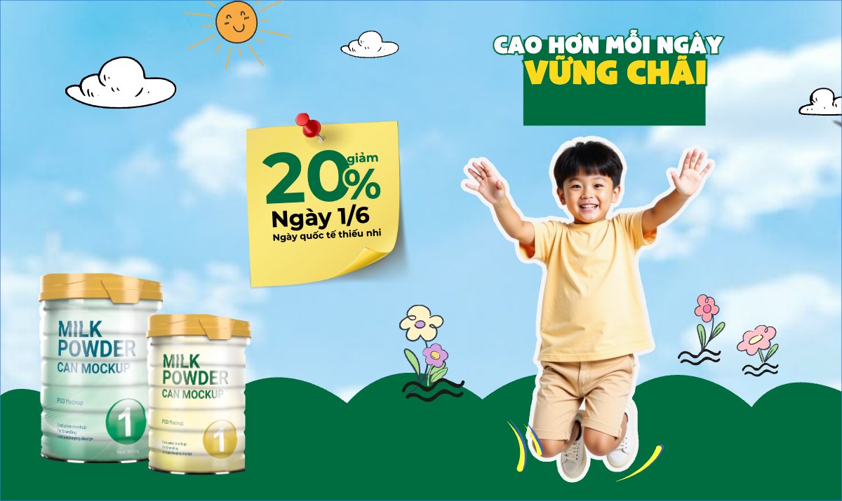 Mẫu Banner Ngang Quốc tế thiếu nhi, trẻ em,1/6, International Children's Day, children , sự kiện, event, chương trình, sale, giải trí, entertainment — LayerPic