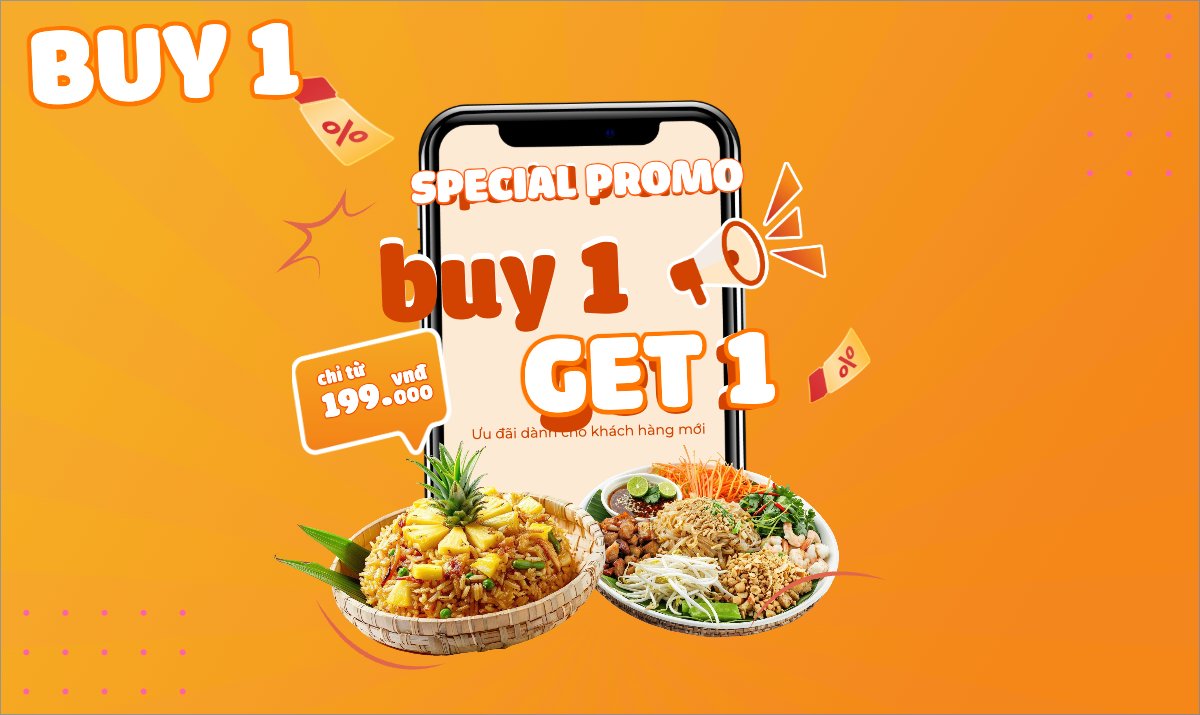 Mẫu Banner Ngang Giảm giá, sale, đồ ăn, food, thực phẩm, ẩm thực, món ăn, F&B, thức ăn — LayerPic
