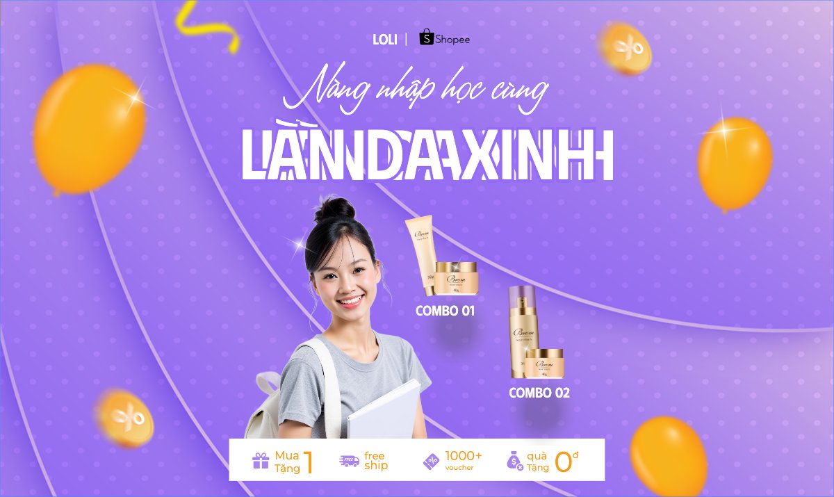 Mẫu Banner Ngang Mua sắm, giảm giá, sale, spa, beauty, làm đẹp, thẩm mỹ, văn phòng, office — LayerPic
