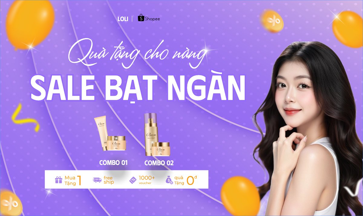 Mẫu Banner Ngang Mua sắm, giảm giá, sale, spa, beauty, làm đẹp, thẩm mỹ, văn phòng, office — LayerPic