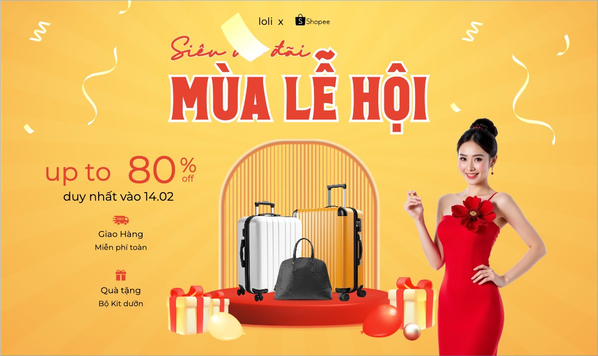 Mẫu Banner Ngang Mua sắm, giảm giá, sale, sự kiện, event, làm đẹp, beauty, du lịch, travel — LayerPic