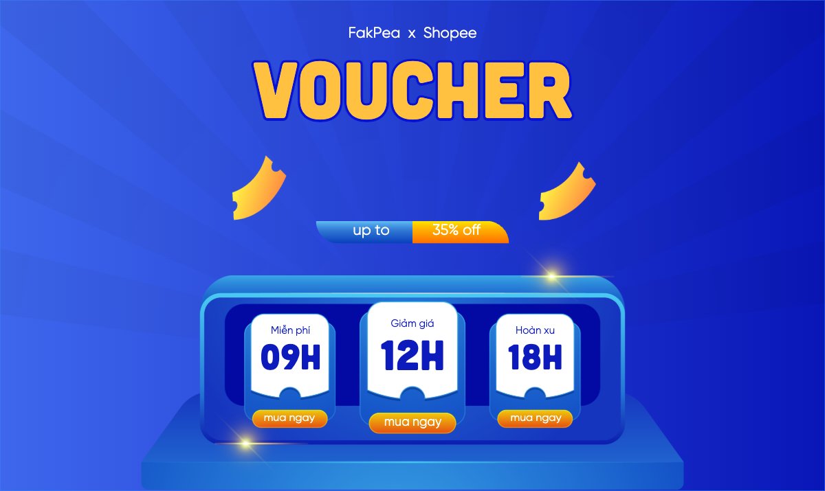 Voucher đậm sâu