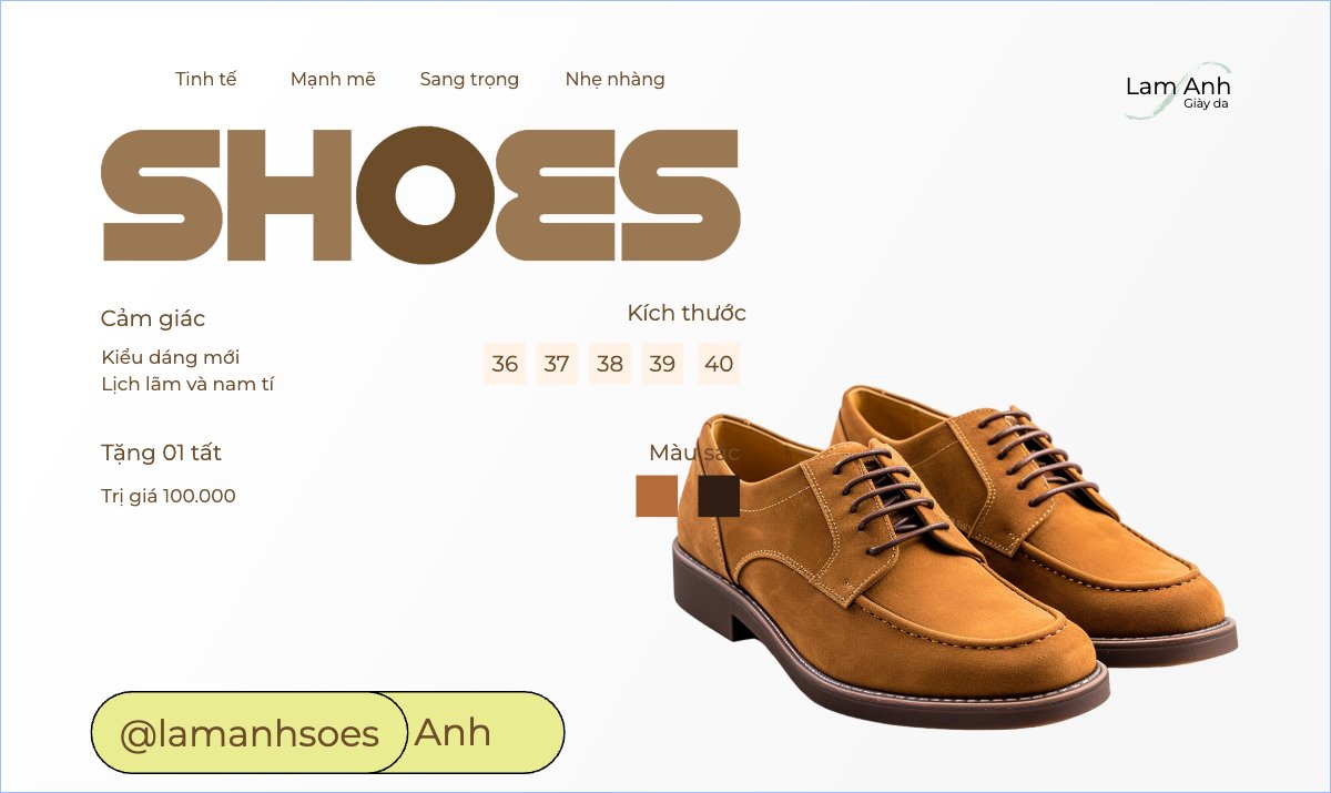 Mẫu Banner Ngang Giày, giày da, giày boots, boots, fashion, thời trang, shose, phụ kiện — LayerPic