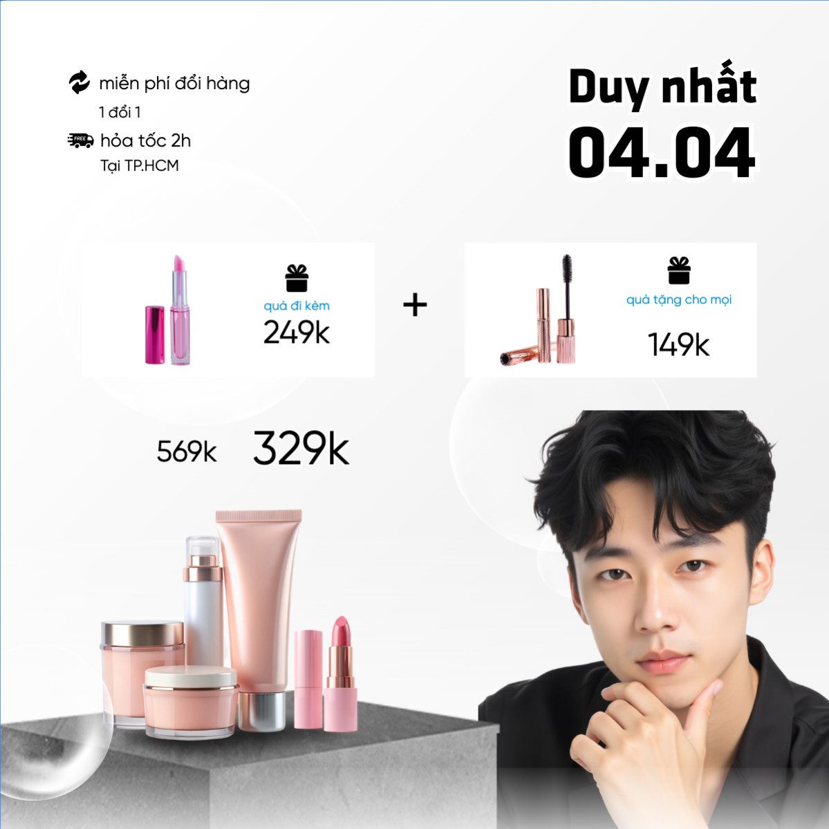 Mỹ phẩm, cosmetic, sale, giảm giá , spa, beauty, làm đẹp, thẩm mỹ