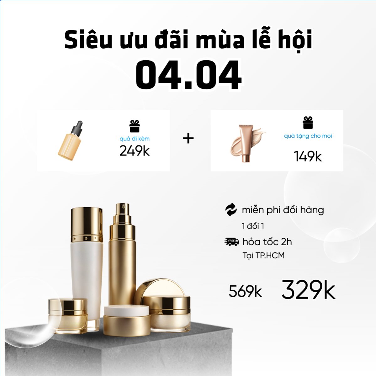Mẫu Ảnh Sản Phẩm Mỹ phẩm, cosmetic, make up, skincare, spa, beauty, làm đẹp, thẩm mỹ — LayerPic