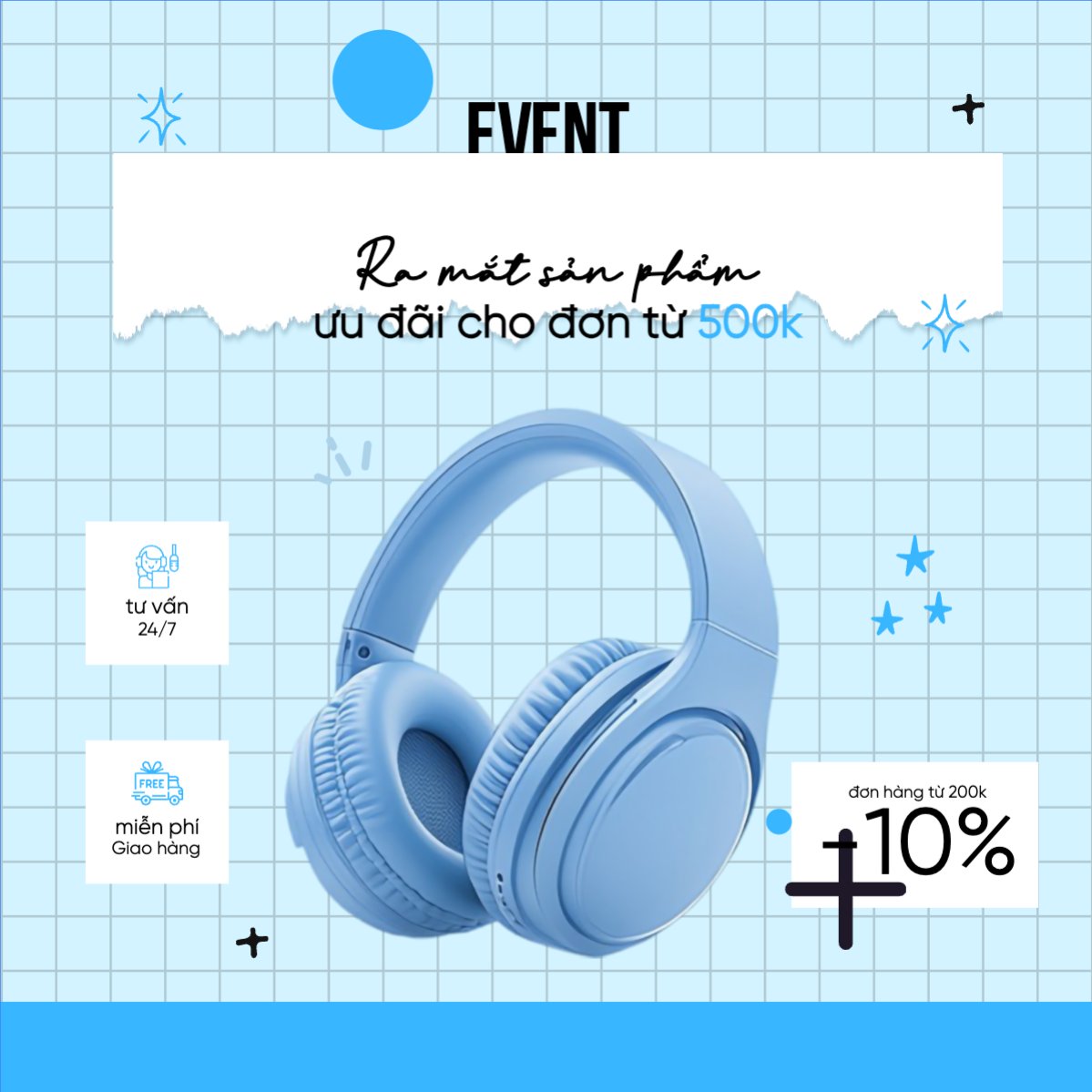 Mẫu Ảnh Sản Phẩm Tai nghe, earphone, headphone, công nghệ, technology, điện tử, electronic — LayerPic
