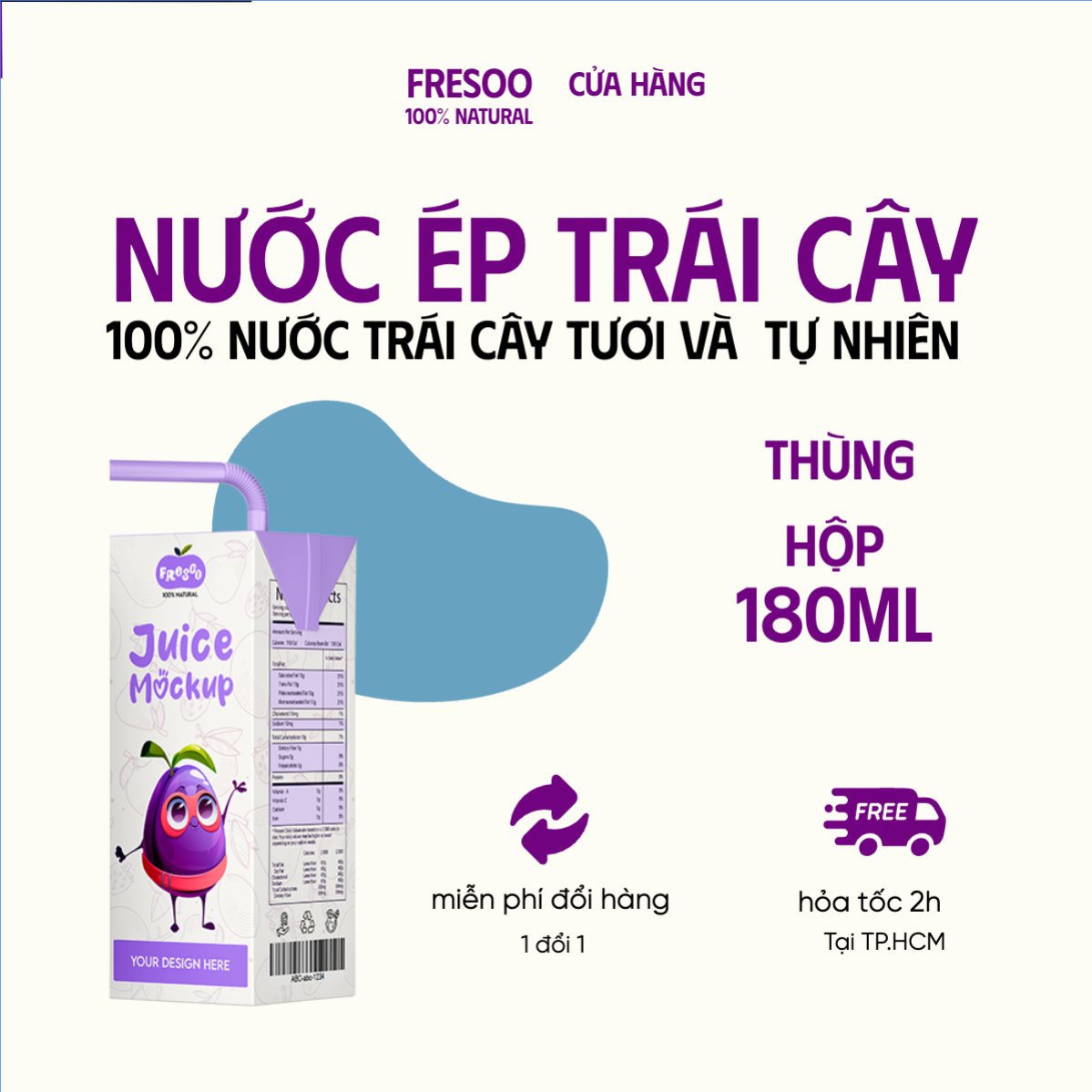 Nước uống, juice, giải khát, F&B, drink