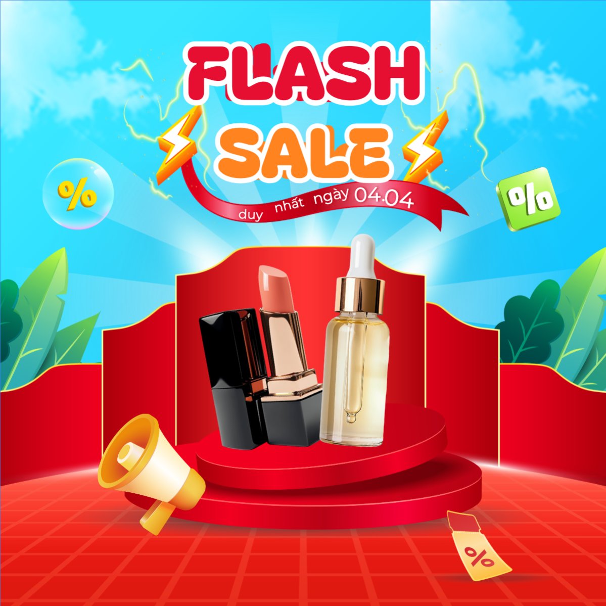 Mẫu Ảnh Sản Phẩm Giảm giá, sale, spa, beauty, làm đẹp, thẩm mỹ — LayerPic