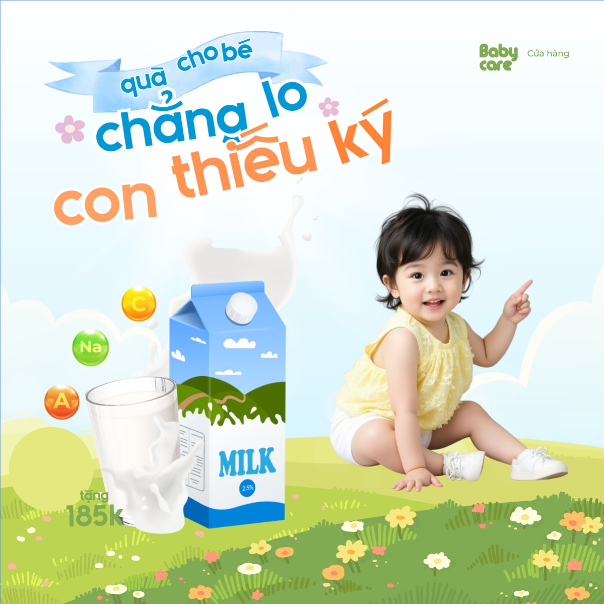 Quốc tế thiếu nhi, 1/6, trẻ em, quảng cáo, giảm giá, ưu đãi, sale, nước uống, drink