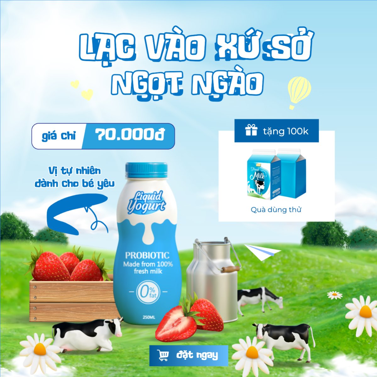Mẫu Ảnh Sản Phẩm Quốc tế thiếu nhi, 1/6, trẻ em, quảng cáo, giảm giá, ưu đãi, sale, nước uống, drink — LayerPic