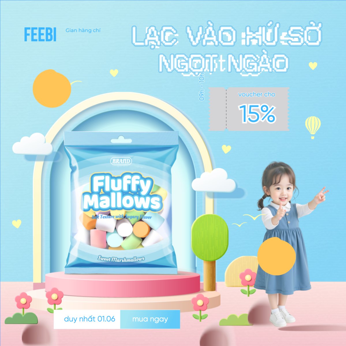 Mẫu Ảnh Sản Phẩm Quốc tế thiếu nhi, 1/6, trẻ em, quảng cáo, giảm giá, ưu đãi, sale, kẹo, ẩm thực, candy — LayerPic